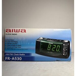 AIWA Digital AM/FM Clock Radio With Dual Alarm | FR-A530 NEW